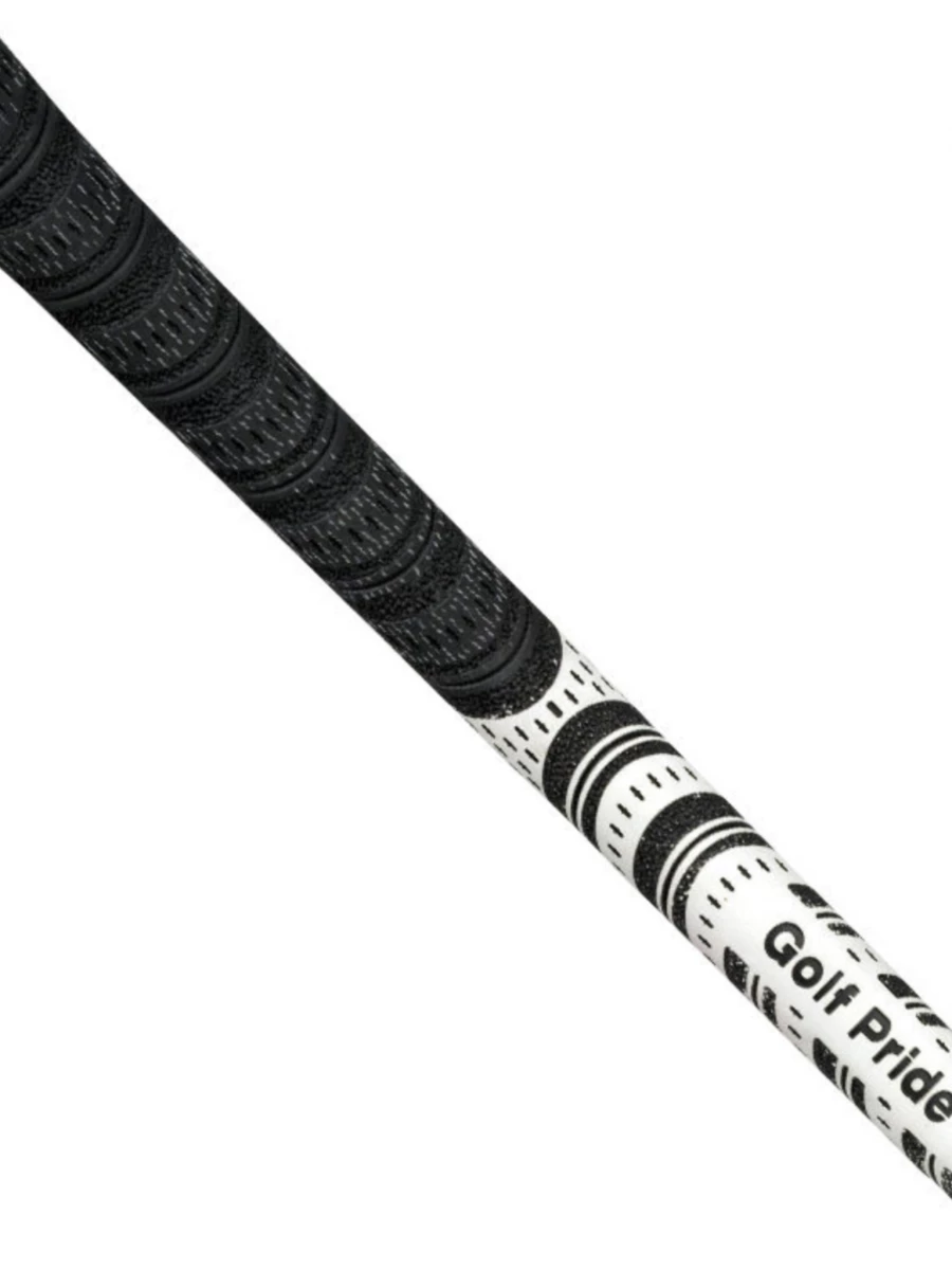 Golf Pride Decade Multi Compound Cord Grip - Black / White 3 Golf Pride Decade Multi Compound Cord Grip - Black / White