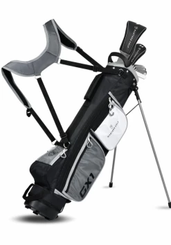Masters Gx1 Steel Half Set Stand Bag Black / Grey