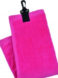 Masters Plain Velour Tri Fold Golf Towel -Golf Clubs Elegant Shop IMG 2723 1