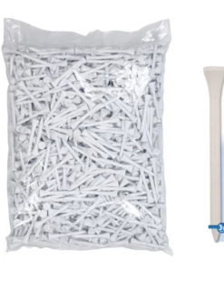 Masters 3 1/4 White Wooden Tees X 1000